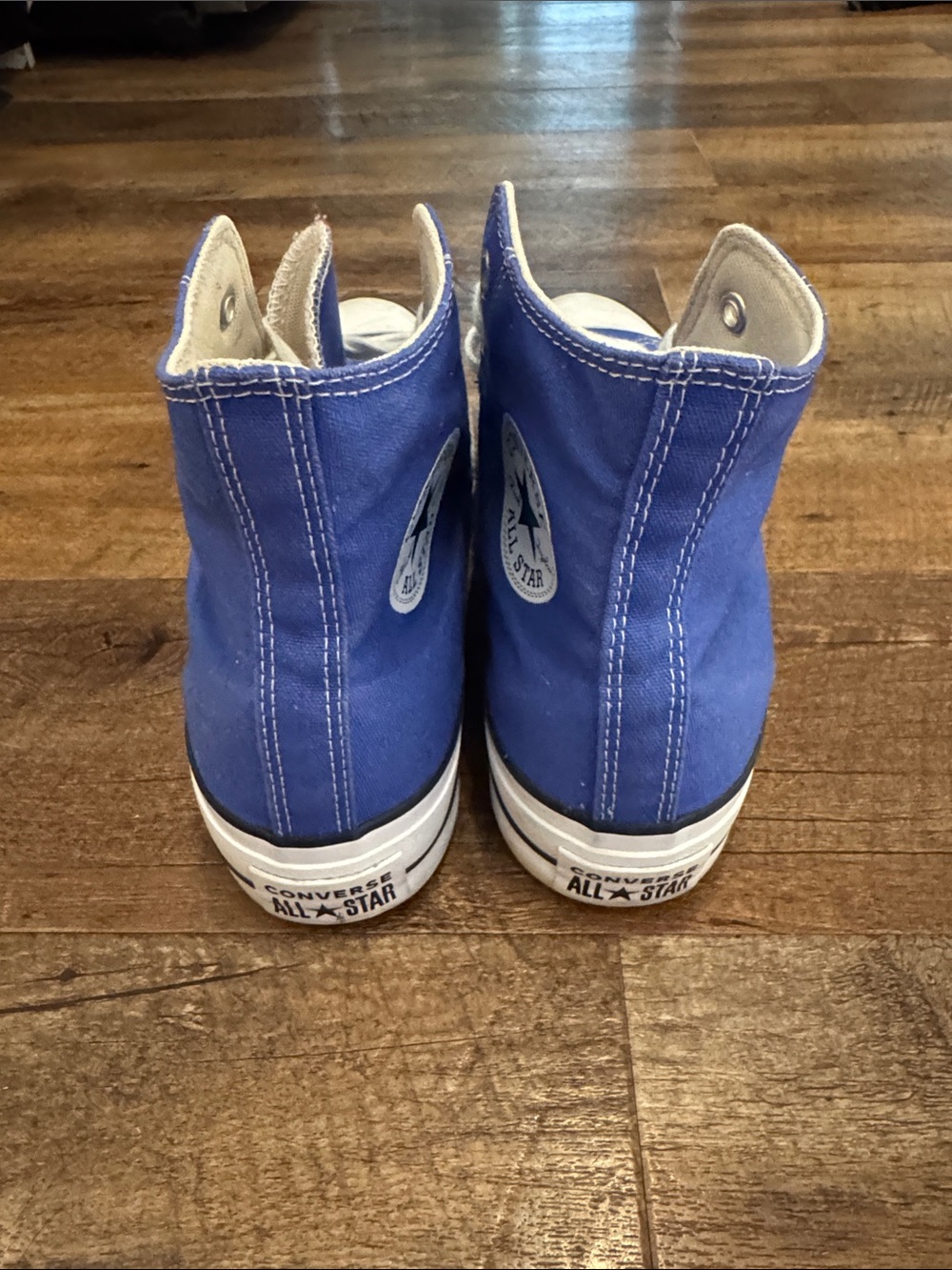 Converse Classic High-Top Canvas Sneakers in Blue - Picture 2 of 5